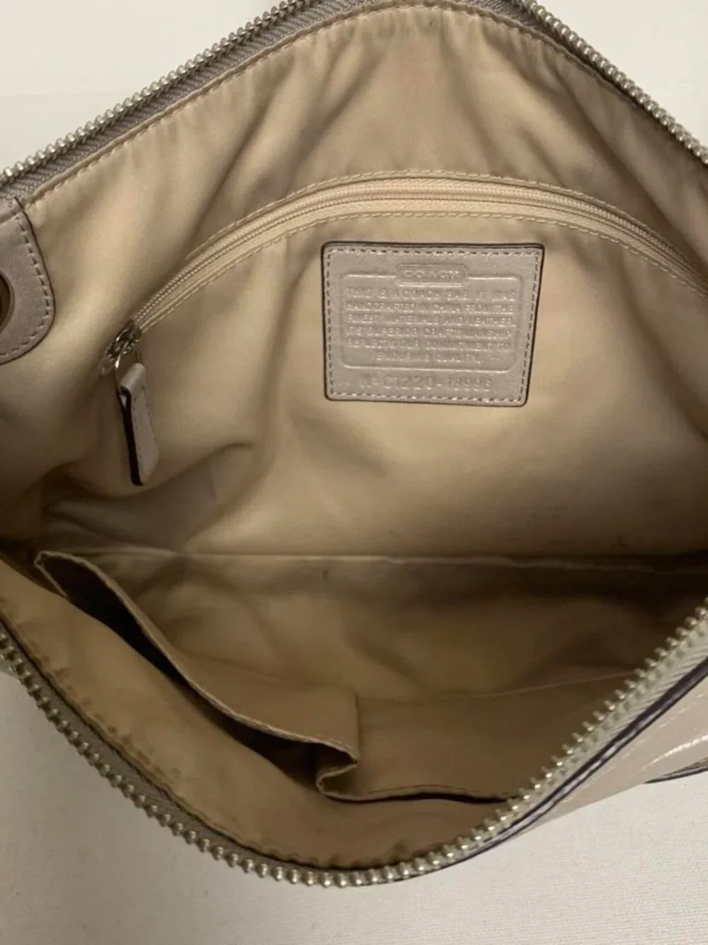 Coach Metallic Silver/Pewter
